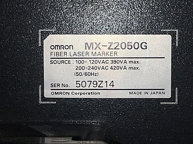 OMRON レーザーマーカー MX-Z2000