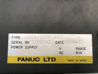 ファナック/FANUC パワーサプライ 【パワーサプライ】A02B-0058-B501