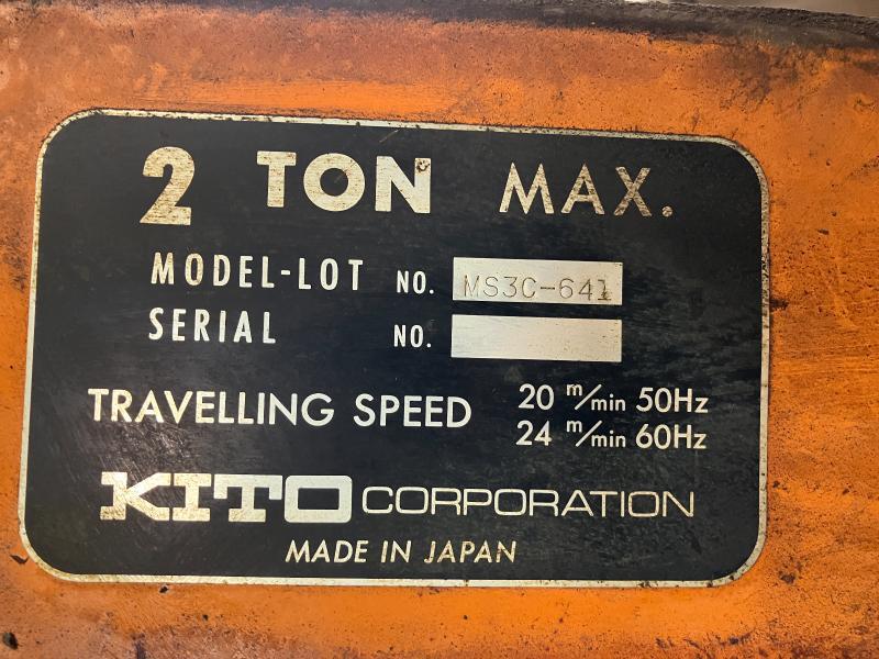 キトー 電気チェーンブロック ES3-571