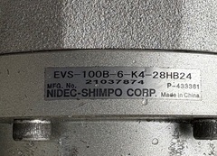 ニデックシンポ サーボモータ専用直行軸タイプ減速機『EVS』 EVS-100B-6-K4-28HB24