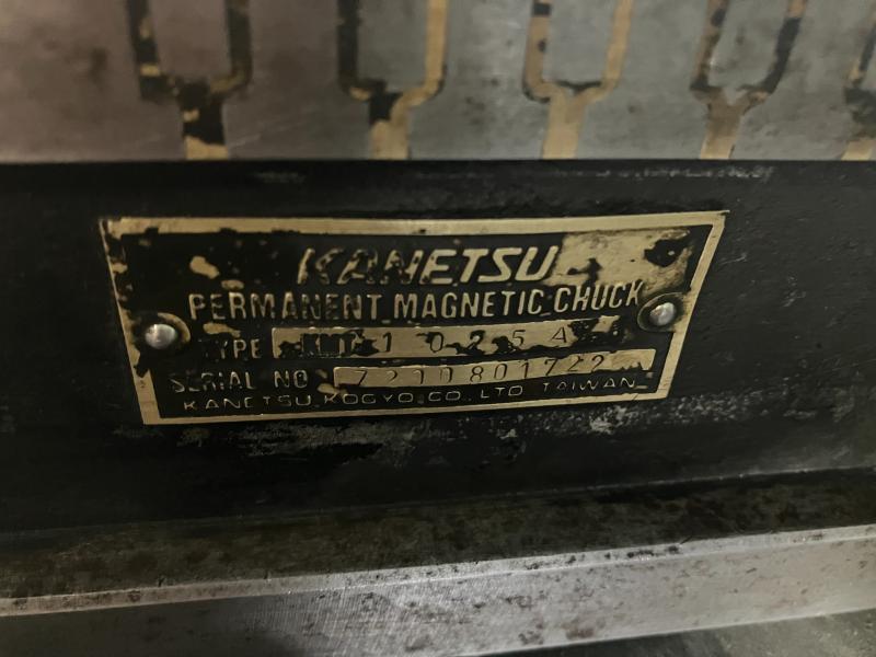 KANETSU 永磁チャック KMJ-1025A