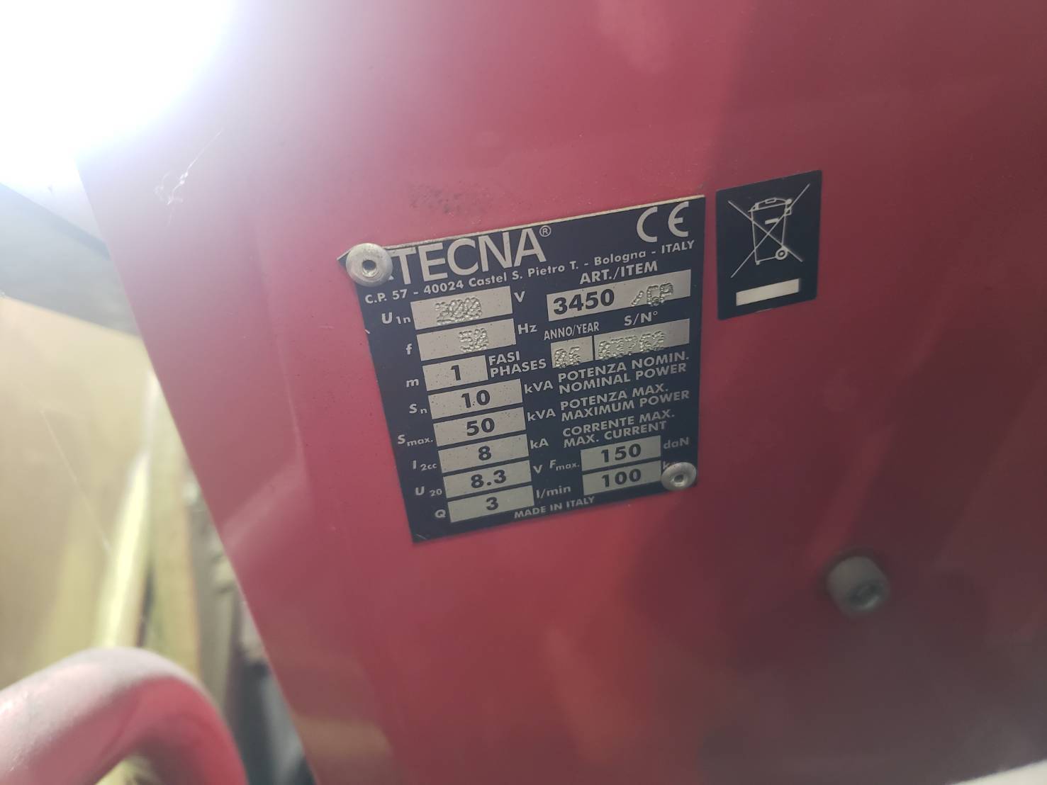 TECNA スポット溶接機 ART.3450