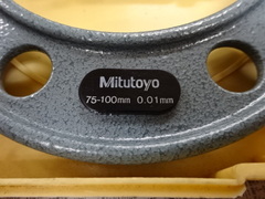 MITUTOYO｜ミツトヨ 外側マイクロメーター OM-100