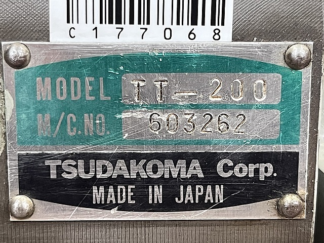 津田駒 傾斜円テーブル TT-200