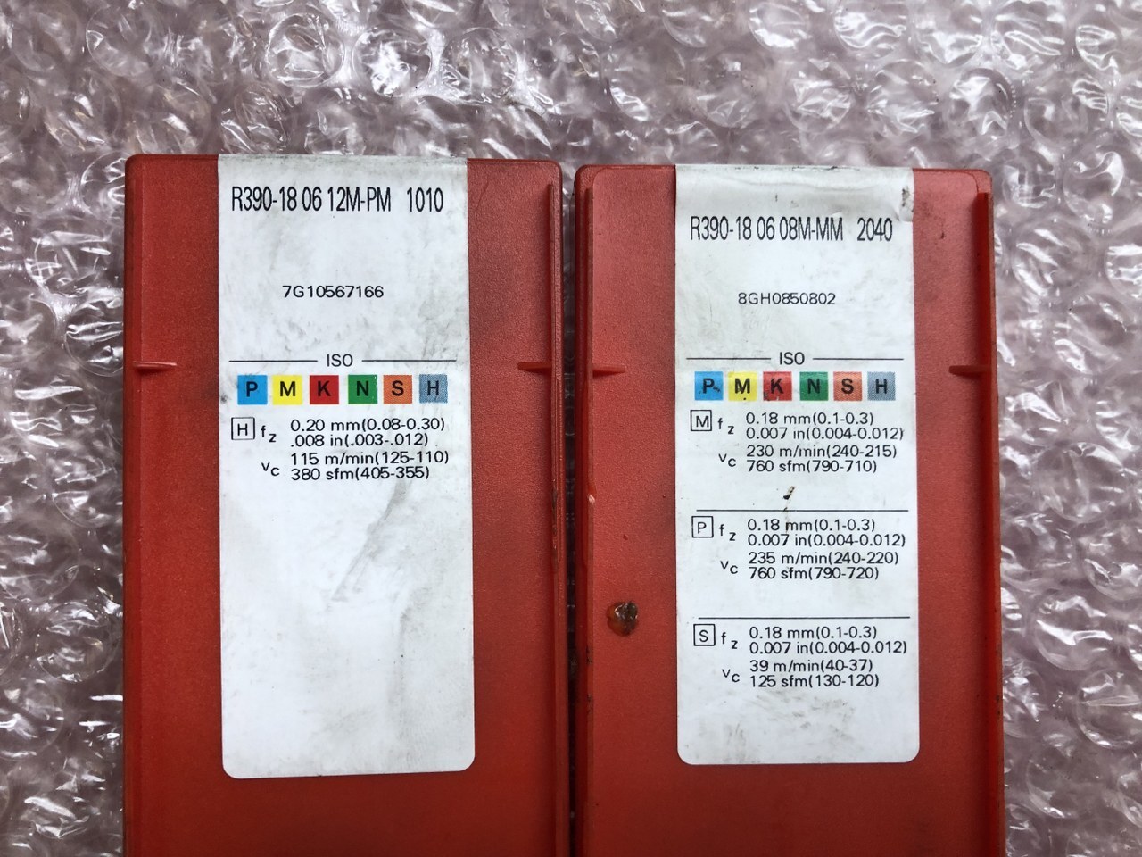 SANDVIK チップ2箱 【チップ2箱】R390-1806 12M-PM 1010/08M-MM 2040 | マシンライフ