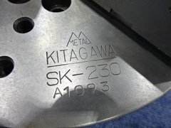 北川,KITAGAWA 3爪スクロールチャック SK-230