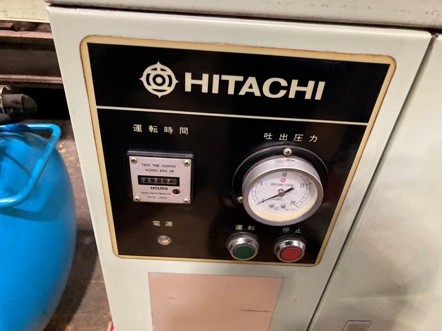 日立 0.75kwエアーコンプレッサー PB-0.75PA