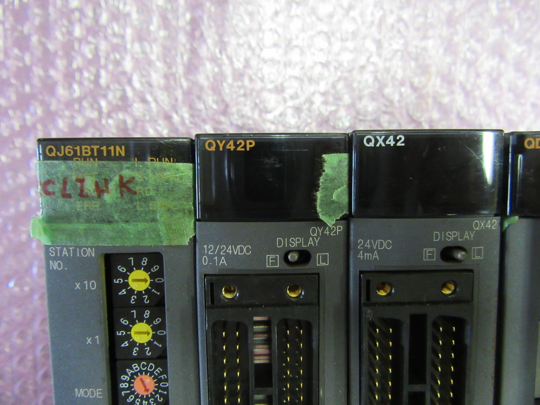 三菱/MITSUBISHI シーケンサーセット ①QJ61BT11N ②QY42P ③QX42 ④QD81DL96 ⑤Q06UDEHCPU