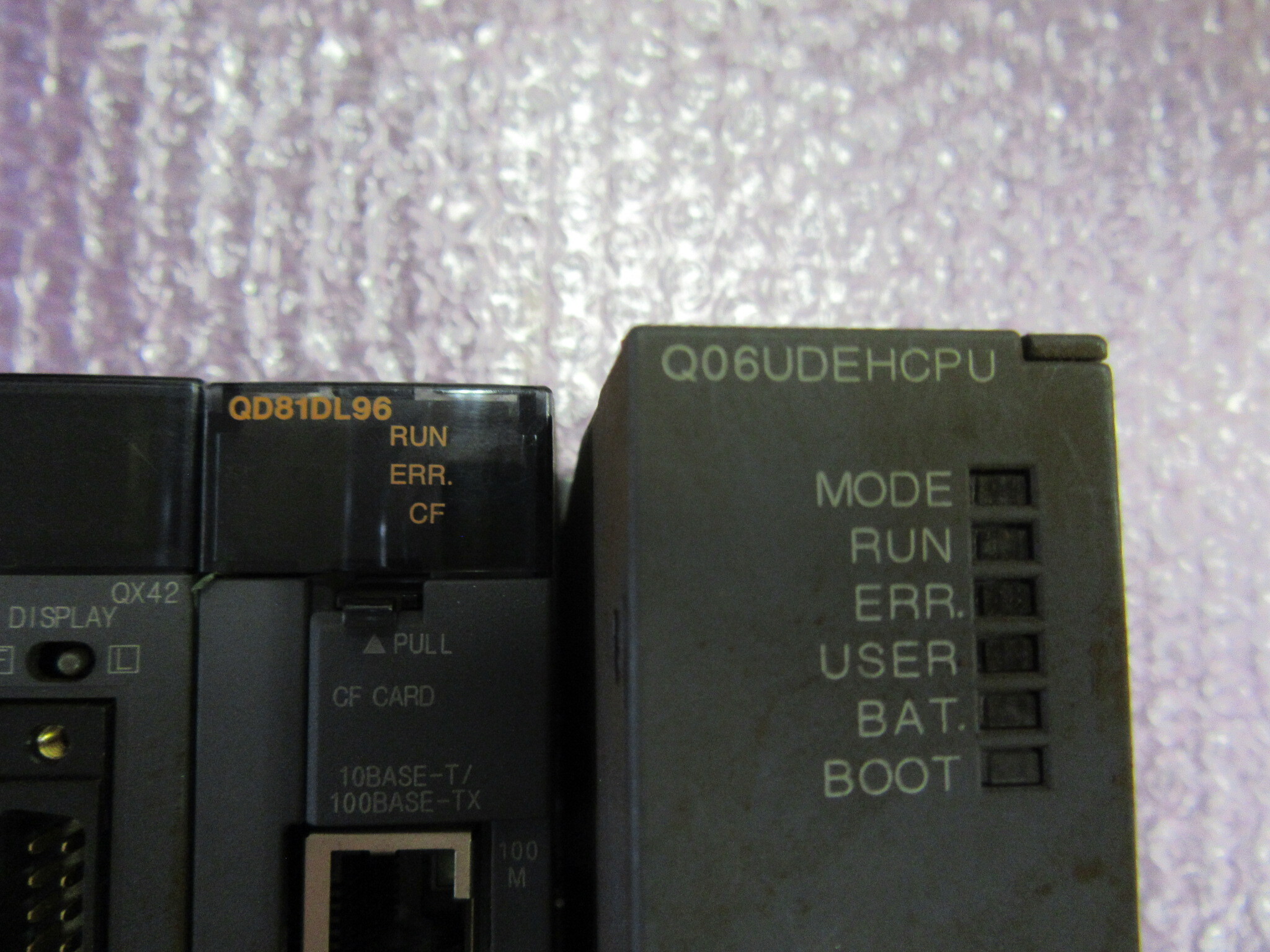 三菱/MITSUBISHI シーケンサーセット ①QJ61BT11N ②QY42P ③QX42 ④QD81DL96 ⑤Q06UDEHCPU