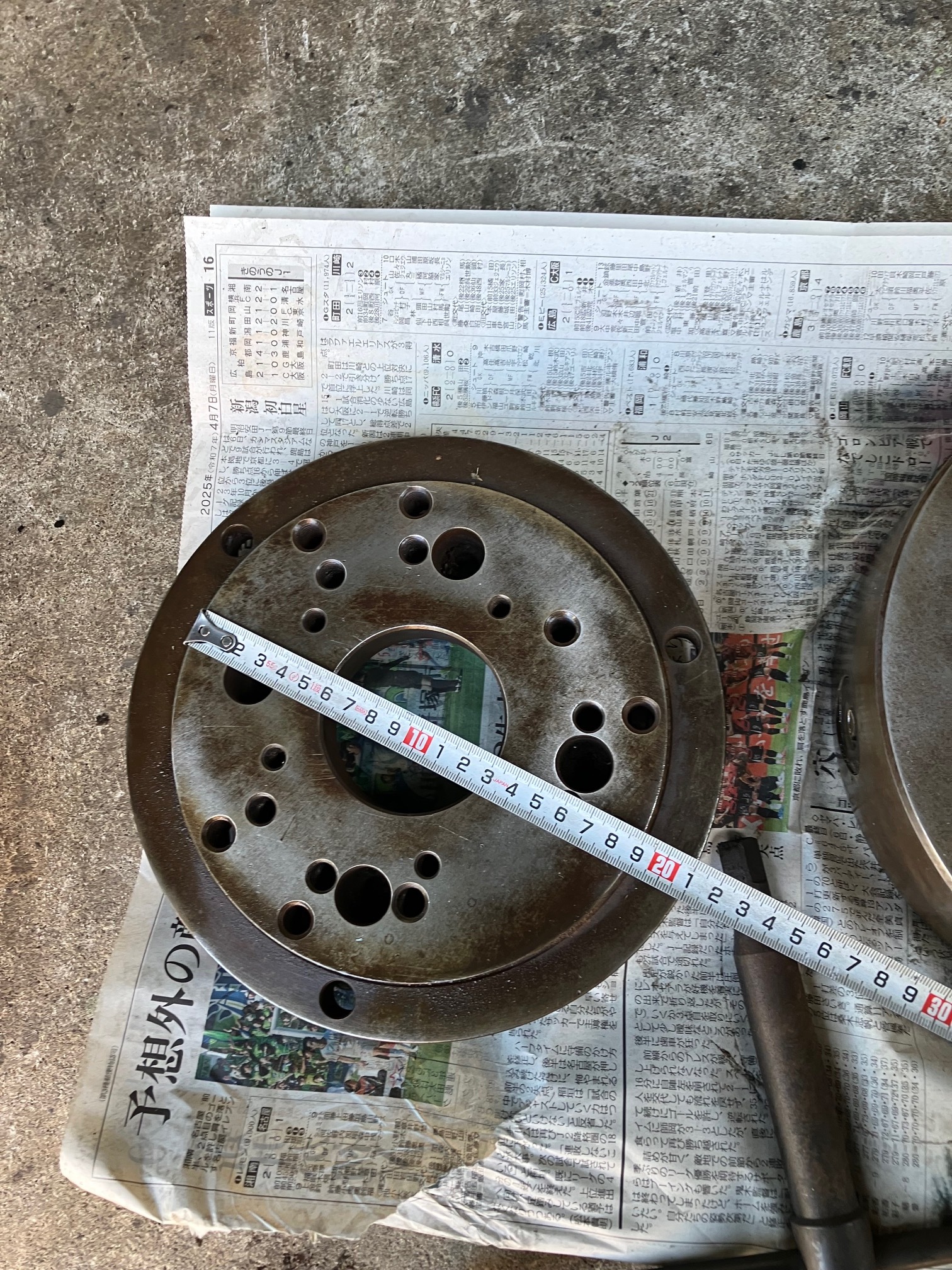 北川 ９インチ三本締めチャック JN09