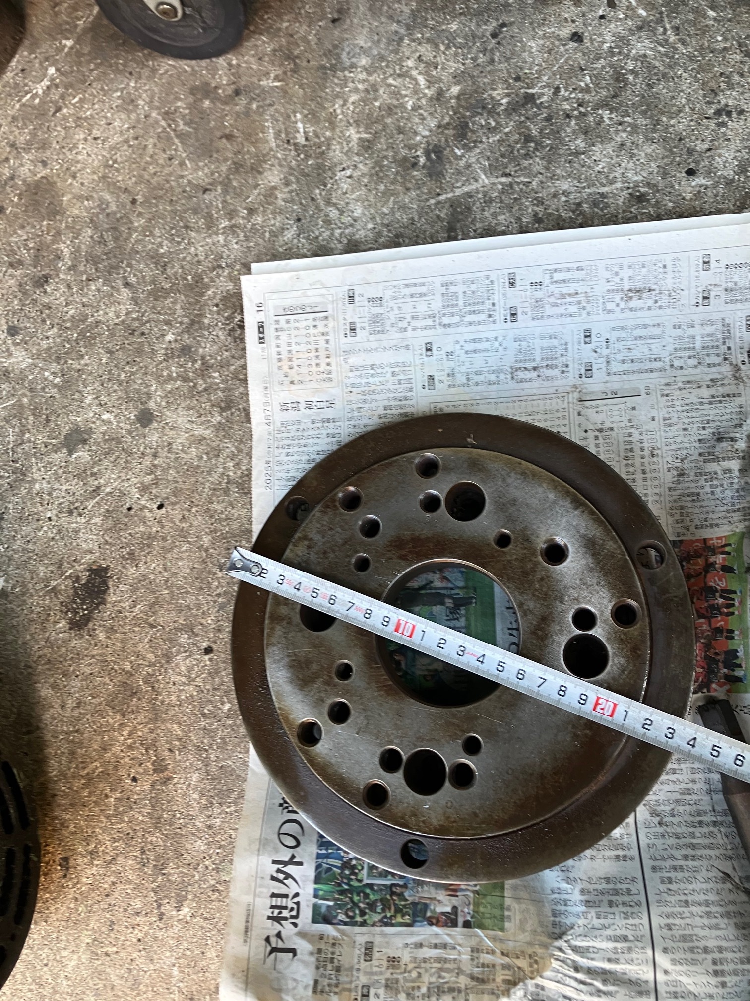 北川 ９インチ三本締めチャック JN09