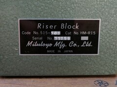 ミツトヨ ライザブロック HM-R15