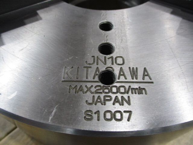 北川,KITAGAWA 3爪スクロールチャック JN-10