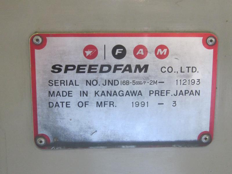 スピードファム(Speedfam) 両面ラップ盤 JND16B-5SSG/P-2M