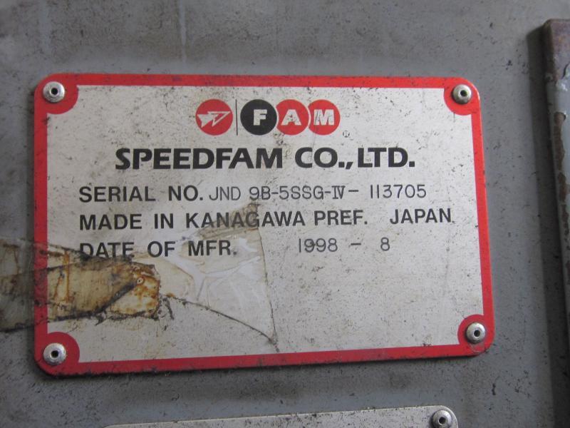 スピードファム(Speedfam) 両面ラップ盤 JND9B-5SSG-IV