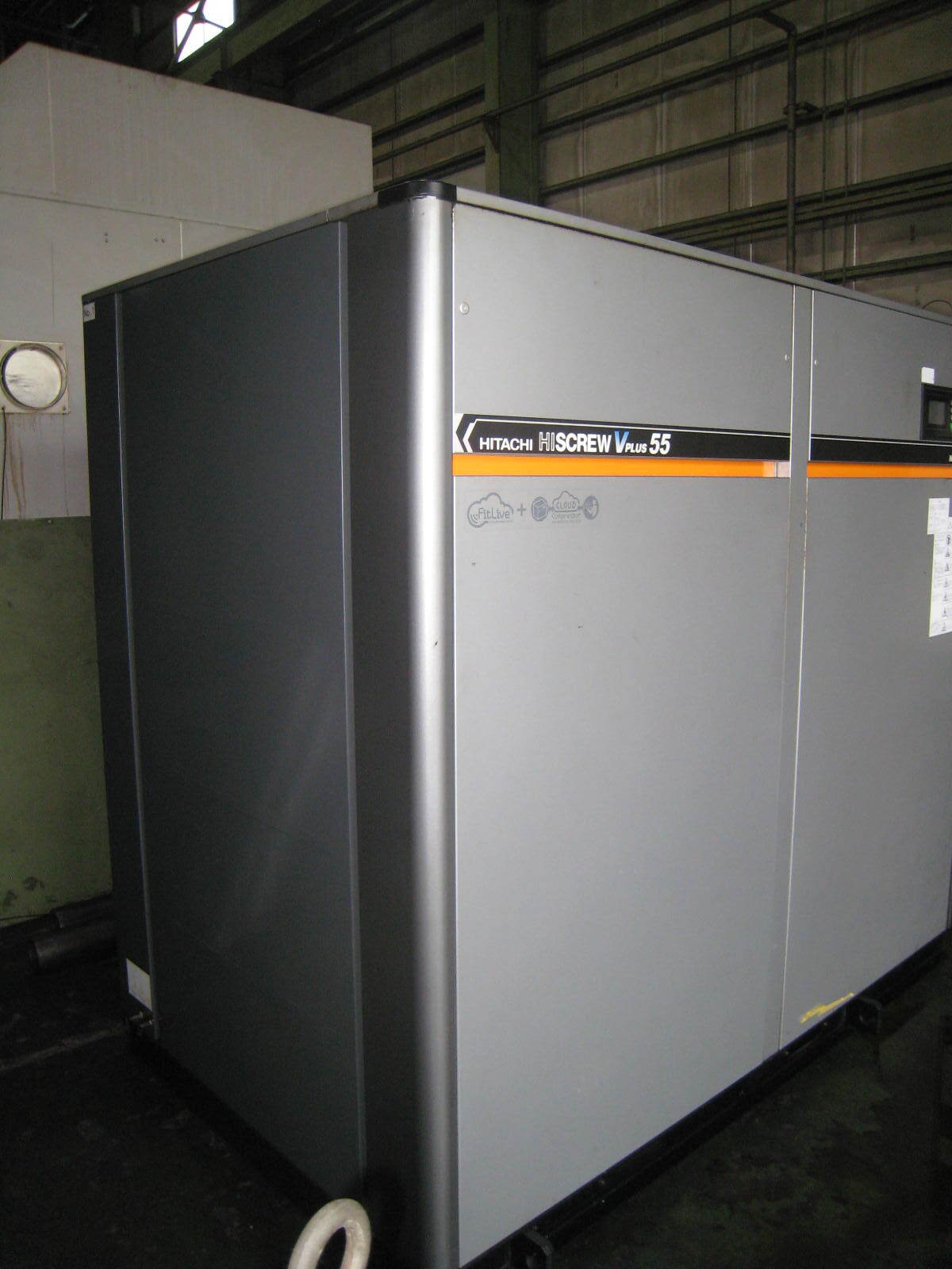 日立産機システム 55kwスクリューコンプレッサー OSP-55VARN3