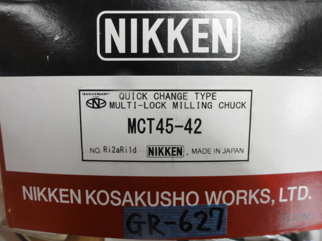 NIKKEN｜日研工作所	 ミーリングチャック MCT45-42
