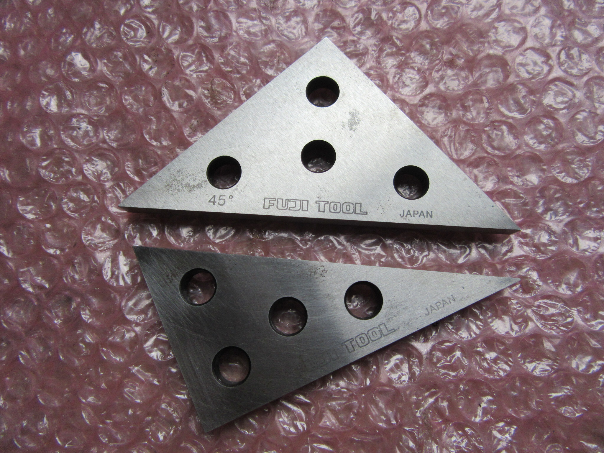 フジツールFUJI TOOL 精密三角定規 30°,45°