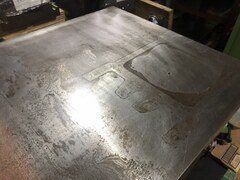 不明 鋳物定盤 不明