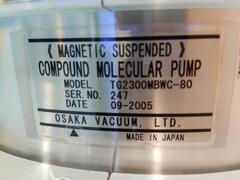 大阪真空機器製作所 磁気軸受型複合ターボ分子ポンプ TG2300MBWC-80