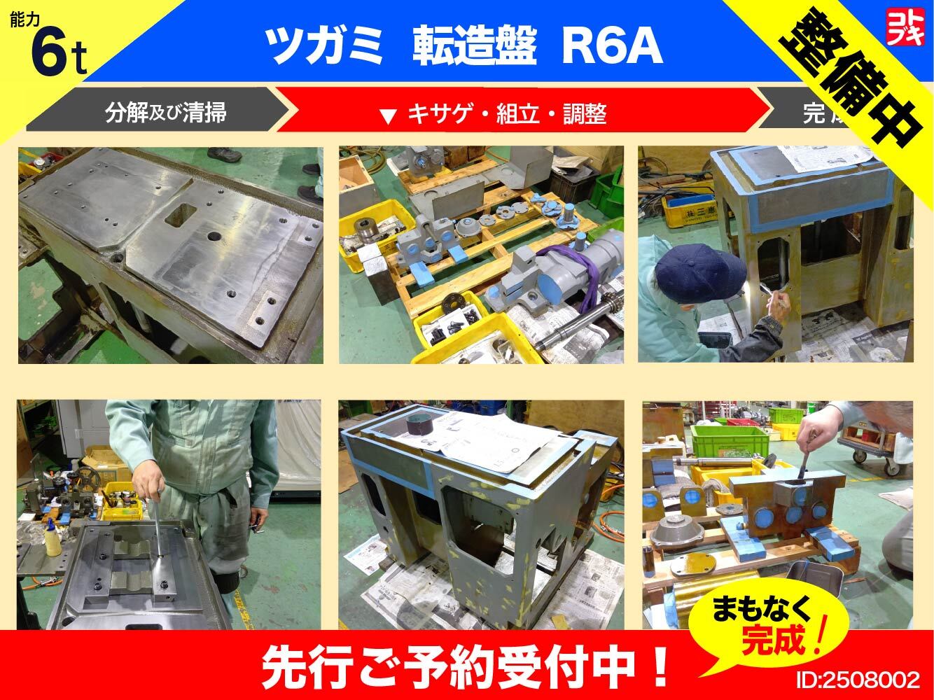 ツガミ 転造盤 R6A