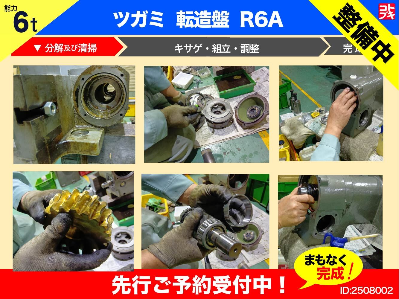 ツガミ 転造盤 R6A