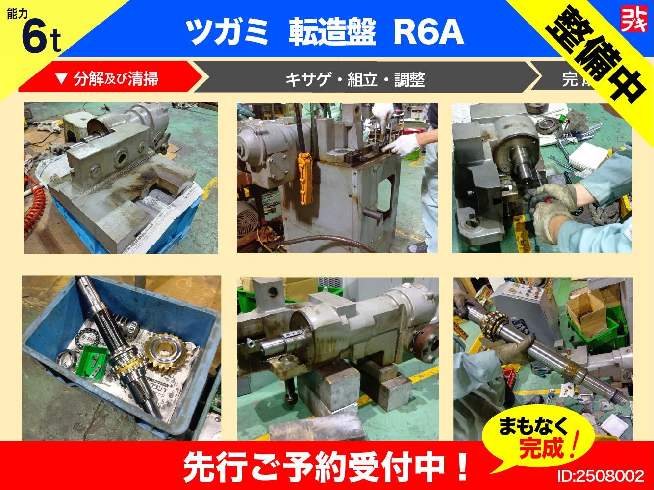 ツガミ 転造盤 R6A