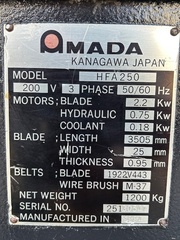 アマダ バンドソー HFA250