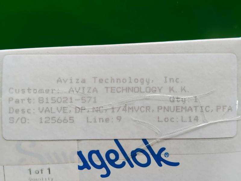 AVIZA Technology バルブ 815021-571
