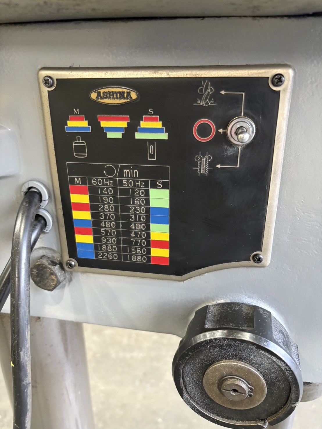 アシナ (芦名鉄工所) タッピングボール盤 ATD-410