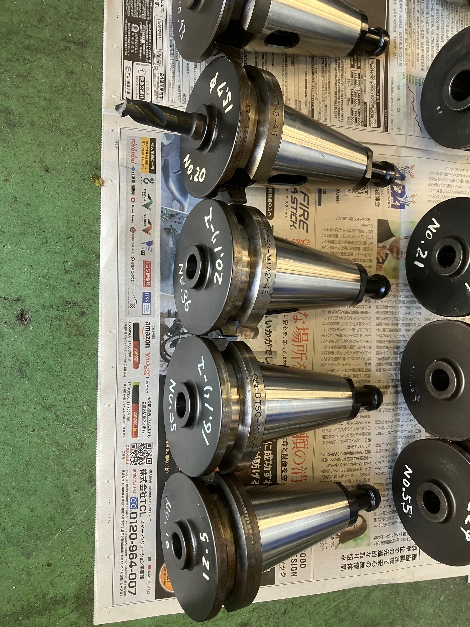 BIG モールステーパ用マシニングツール MTA2　MTA3　MTA4