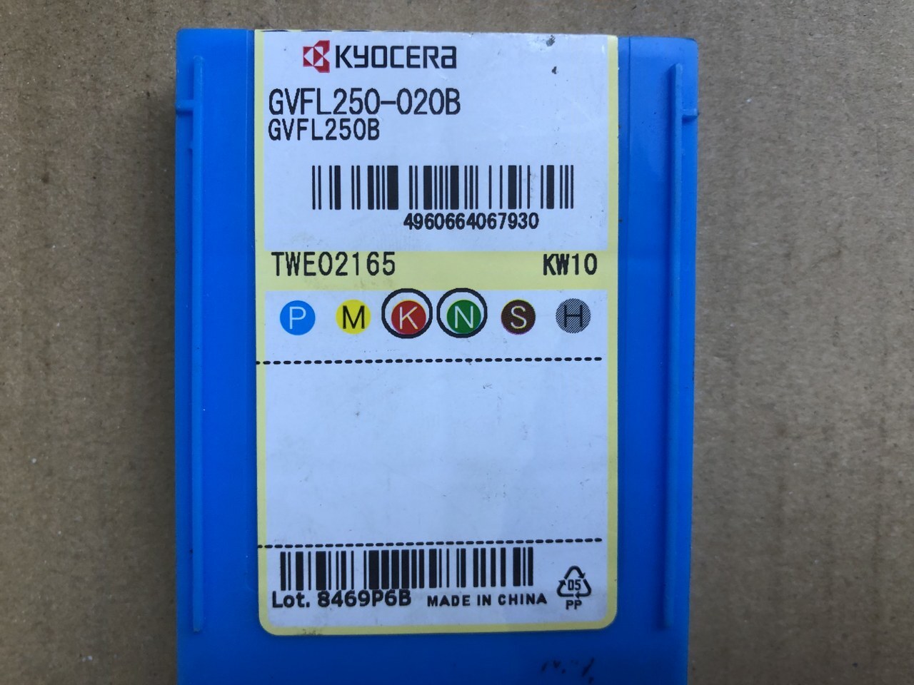 京セラ/KYOCERA チップ 【チップ】GVFL250-020B TWE02165 KW10