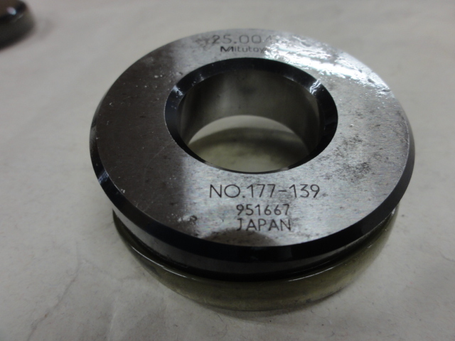 MITUTOYO｜ミツトヨ マスターリングゲージ 25.004