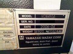 ヤマザキマザック 立型マシニングセンター VERTICAL CENTER NEXUS410A (VCN 410A)