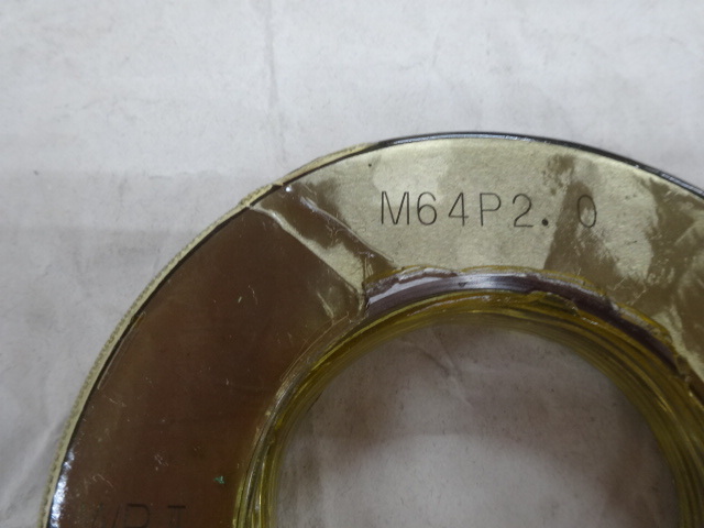 SHS｜測範社 ねじリングゲージ M64 P2.0