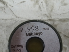 MITUTOYO｜ミツトヨ マスターリングゲージ 9.998