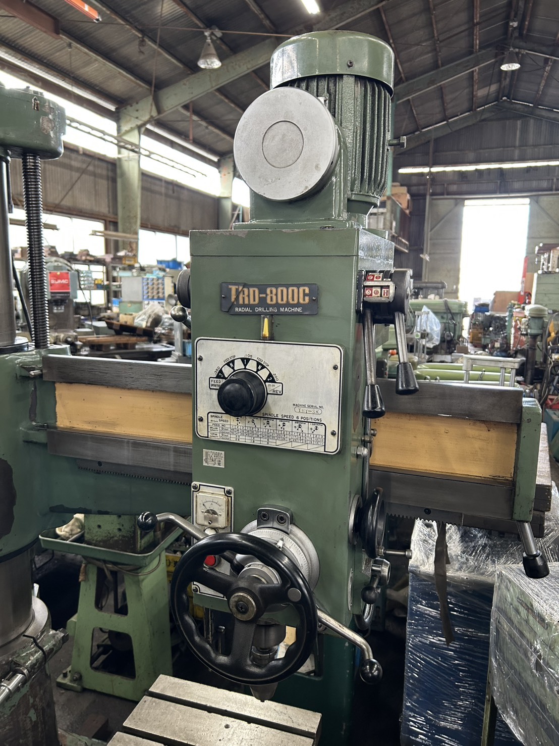 東亜機械製作所 800㎜ラジアルボール盤 TRD-800C