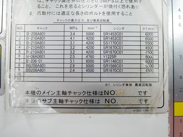 オークマ NC旋盤 LB-3000EXⅡ/MYC450