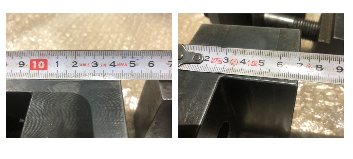 クランプ2個 144ｘ70ｘH72mm