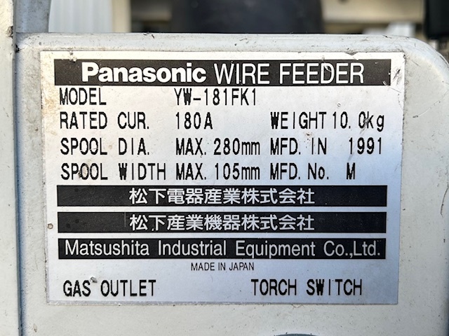 パナソニック 半自動溶接機 YD180R-5