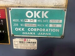 OKK 立マシニング VM5Ⅱ