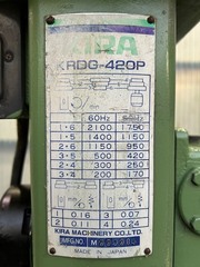 キラ ボール盤自動送り付き KRDG420P