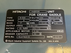 日立産機システム 2.8tホイスト 2.8L-T55