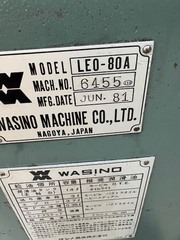 テクノワシノ 6尺旋盤 LEO80A
