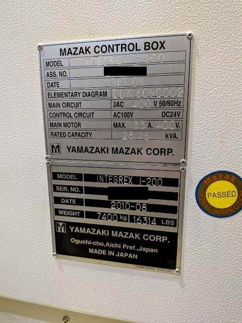 ヤマザキマザック 複合加工機 INTEGREX J-200