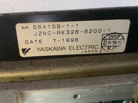 安川電機 コントロールユニット JZNC-RK328-6200-1
