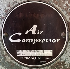 日立 3.7kwコンプレッサー