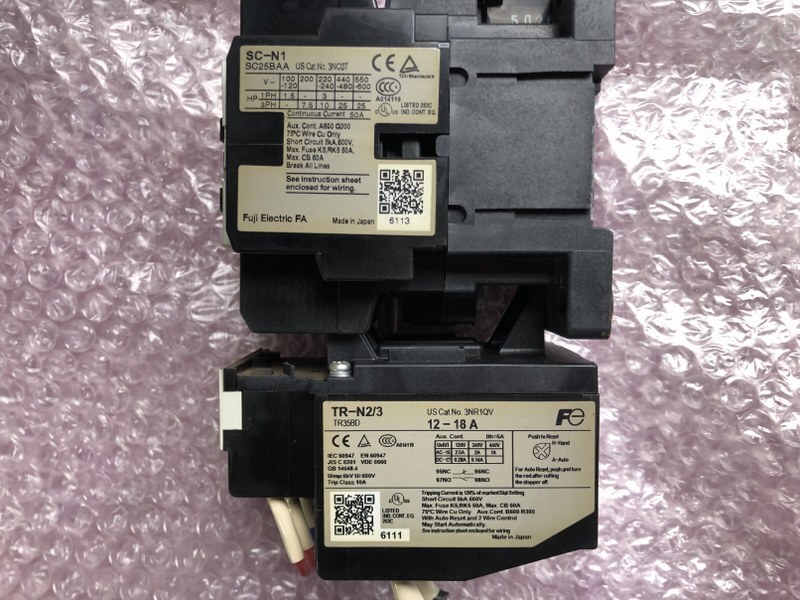 富士電機 電磁接触器 【電磁接触器】SC-N1