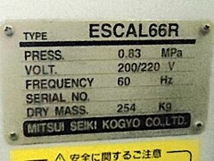 三井精機 スクロールコンプレッサー ESCAL66R
