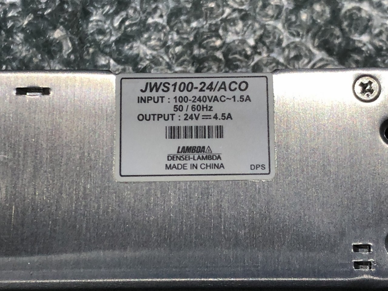 TDKラムダ スイッチング 電源 JWS100-24/A CO